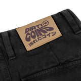 DirtyCoins Casual Baggy Cargo Pants Black Wash