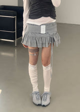 フリルフックミニスカート