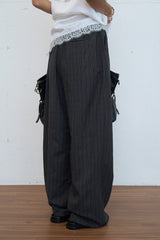 Under Lace Banding Pants (Black)