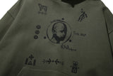 Mind Atlas Hoodie (Dark olive)