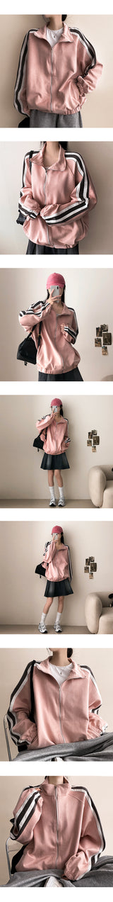 Tiro Suede Track Ziggy High Neck Zip-Up