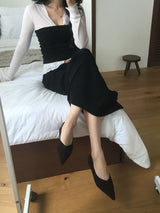 ブラウンスエードスティレット