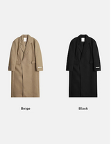 [Unisex] マックスダブルロングコート(2color)