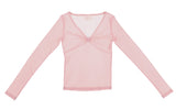 シェリーリボンベルベットトップ (PINK)