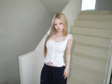 carrot frill top(2 color)