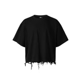 ATLU - Distressed - Tシャツ (ホワイト/ブラック)