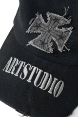 CROSS DESTROYED CAP (BLACK)