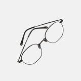 Knouun Round titanium glasses CODE. 101. A Black