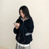 ベティ チェックポイント フリース フーディ ジップアップ