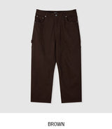 Jello Patch Carpenter Wide Cotton Pants