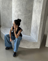 Celeb Long Wide Jeans