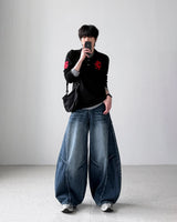 Suare Balloon Wide Denim