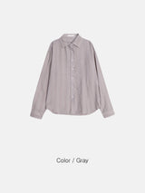 Haru Striped Silk Shirt