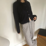 エルシャ ベーシック ニット カーディガン