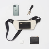 Apple Leather&OrganicCotton Crossbodybag