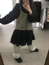 ベルボカシニットベスト (2color)