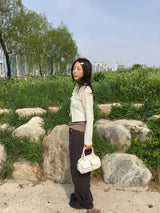 Crochet Frill Cardigan (2color)