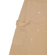 Double Knee Chino 8-Bermuda Pants - Beige
