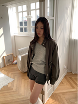 Urban cotton blouson jacket(2color)