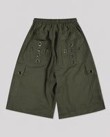 Aver Eyelet Cargo Bermuda Pants