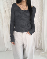 Twisted stripe T