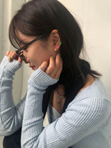 Pastel doodle piercing (Apple green)