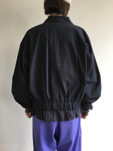 Petit check frill blouson (2color)