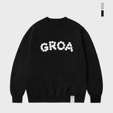 [UNISEX]GROA フラワーロゴ マンツーマン