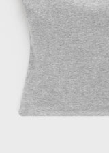[B-BASIC] Basic Cotton Span Square Neck Sleeveless (Built-in Cap)