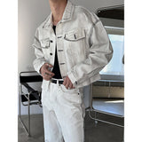 [Unisex] Dirty white wide flare pants