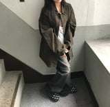 2-Color Signature Flare Denim Pants