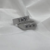 Treble Star Round Ring