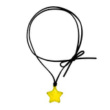 Star Acrylic Necklace [Lemon]