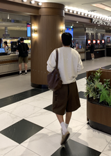 ヒルズベーシックカーペンターバミューダバンディングパンツ