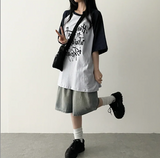 リミンボクシーフィットカラーラグラン半袖Tシャツ
