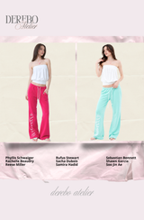 Lounge Lettering Mint Long Pants (TOP)