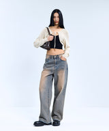 85-VIVAJ020 Light Crop Knitwear Bolero 6color