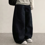 モコサイドピンタックバルーンワイドコットンパンツ