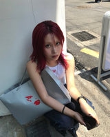 ホースノースリーブTシャツ (White)