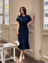 26SS★ Nadine Seersucker Tulip Wrap One Piece