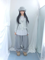シフォンフリルラインドレス