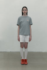 WITTY BUNNY ワッペンTシャツ [MELANGE GRAY]