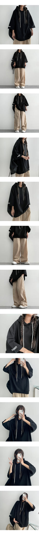 ダンツータックバンディングリネンワイドパンツ (4 colors)
