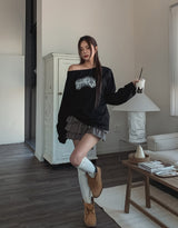 Churu Tiered Cutting Skirt Pants