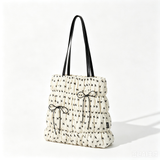 Shirred Ribbon Tote Bag