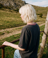 26SS★ チョーカーピグメントリンガー半袖Tシャツ