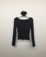 Forever Dot Scrunchie + Long Sleeve (3color)