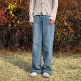Semi-Wide Side Banding Denim