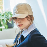 VA Curved 3D Logo Ball Cap / Beige