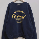 Wool napping weekend sweat suit T-shirt